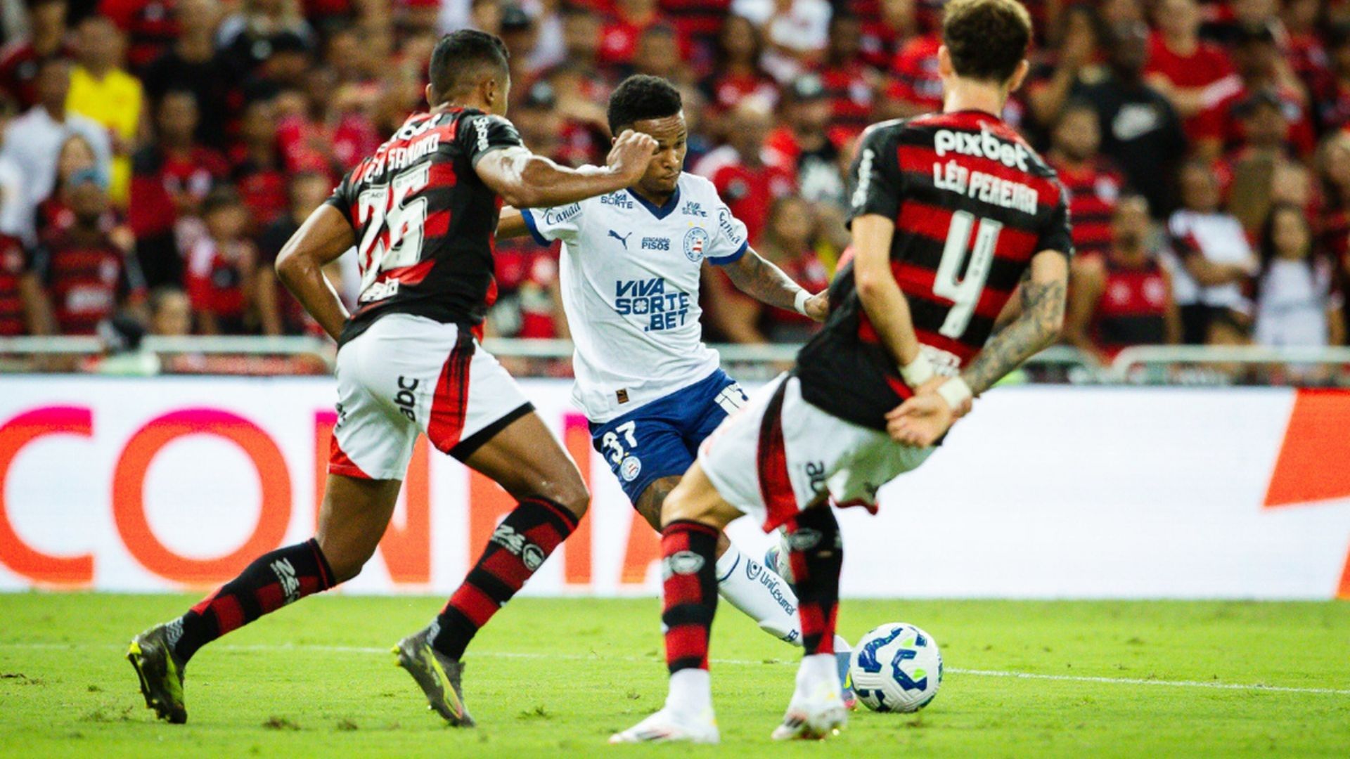 Flamengo e Bahia no Maracanã pelo 1º turno do Brasileirão 2025. Foto: Letícia Martins | ECB