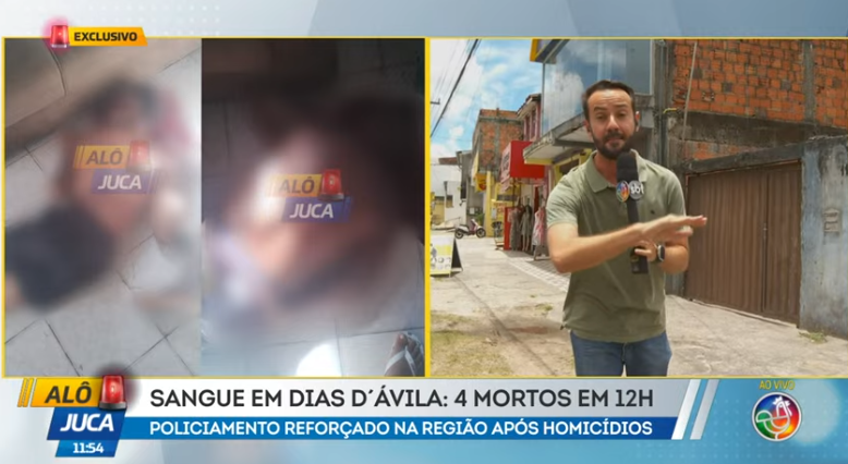  Dois Homens Encontrados Mortos Em Uma Casa. | Foto: Reprodu&ccedil;&atilde;o TV Aratu