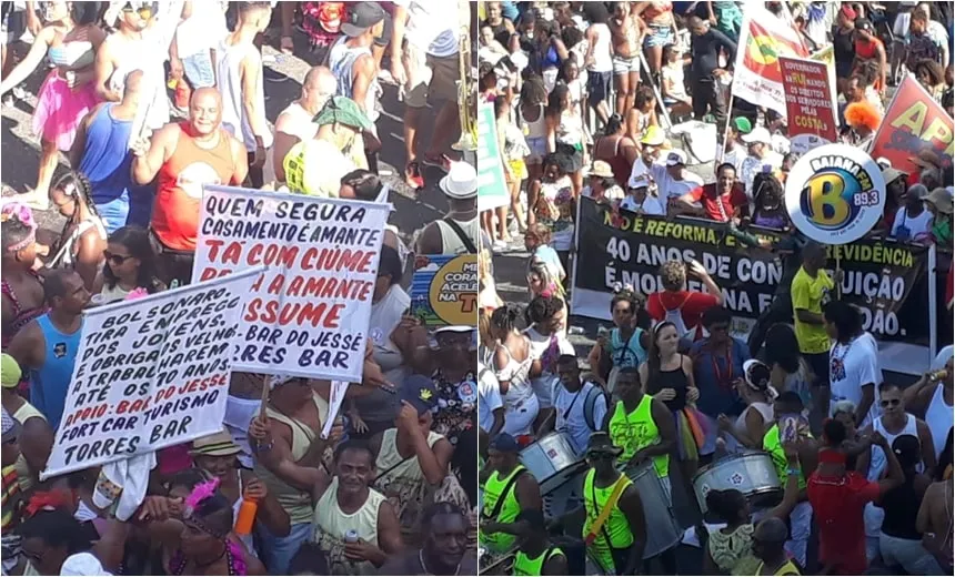 “Mudança do Garcia”: irreverência e manifestação política invadem o Circuito Osmar