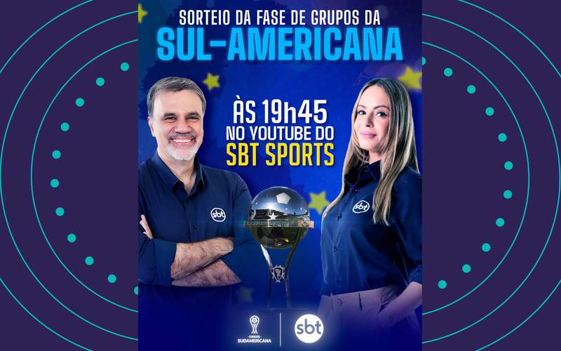 A fase de grupos da Copa Sul-Americana conta com 32 equipes divididas em 8 grupos, e apenas o primeiro colocado de cada grupo avan&ccedil;a diretamente &agrave;s oitavas de final/Foto: Divulga&ccedil;&atilde;o/SBT Sports