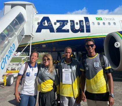 Ingrid, Marta, Jonata E João Pedro (da Esquerda Para Direita) representam a Bahia na modalidade. Fonte: Divulgação/Febac