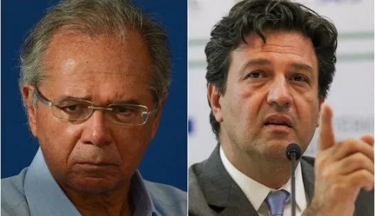 Paulo Guedes diz que vacina está atrasada desde Mandetta e ex-ministro rebate: " desonesto e mentiroso"