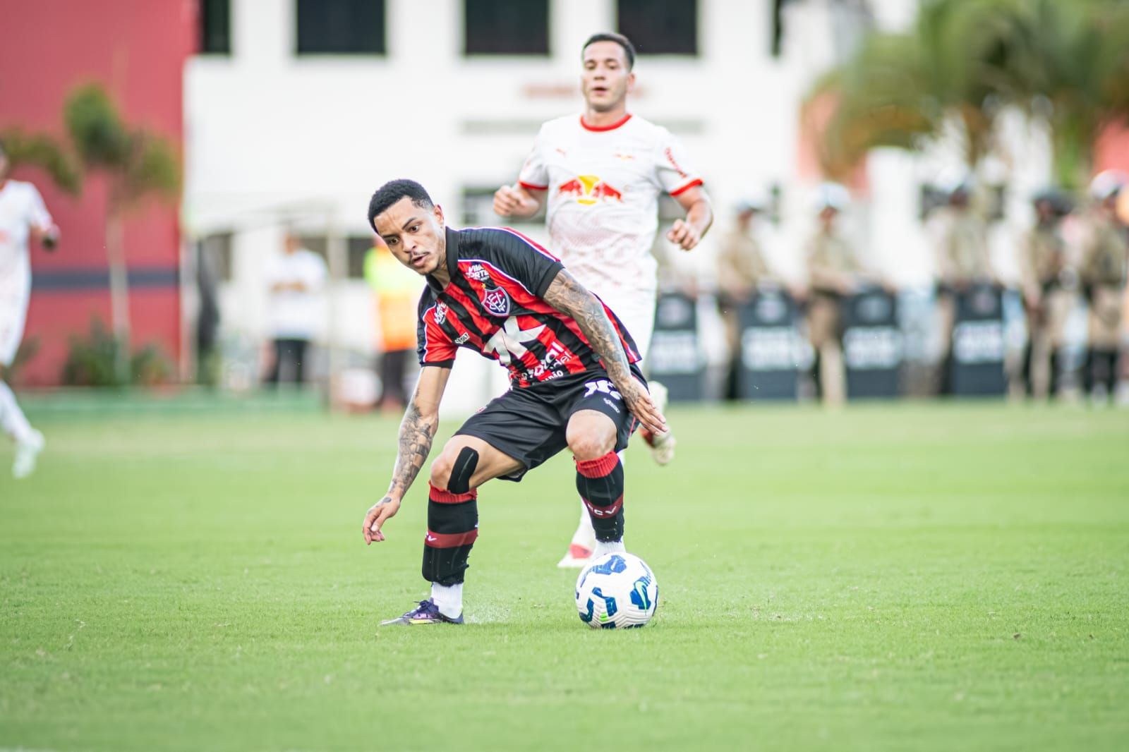 Vitória e Bragantino. Foto: Victor Ferreira/EC Vitória
