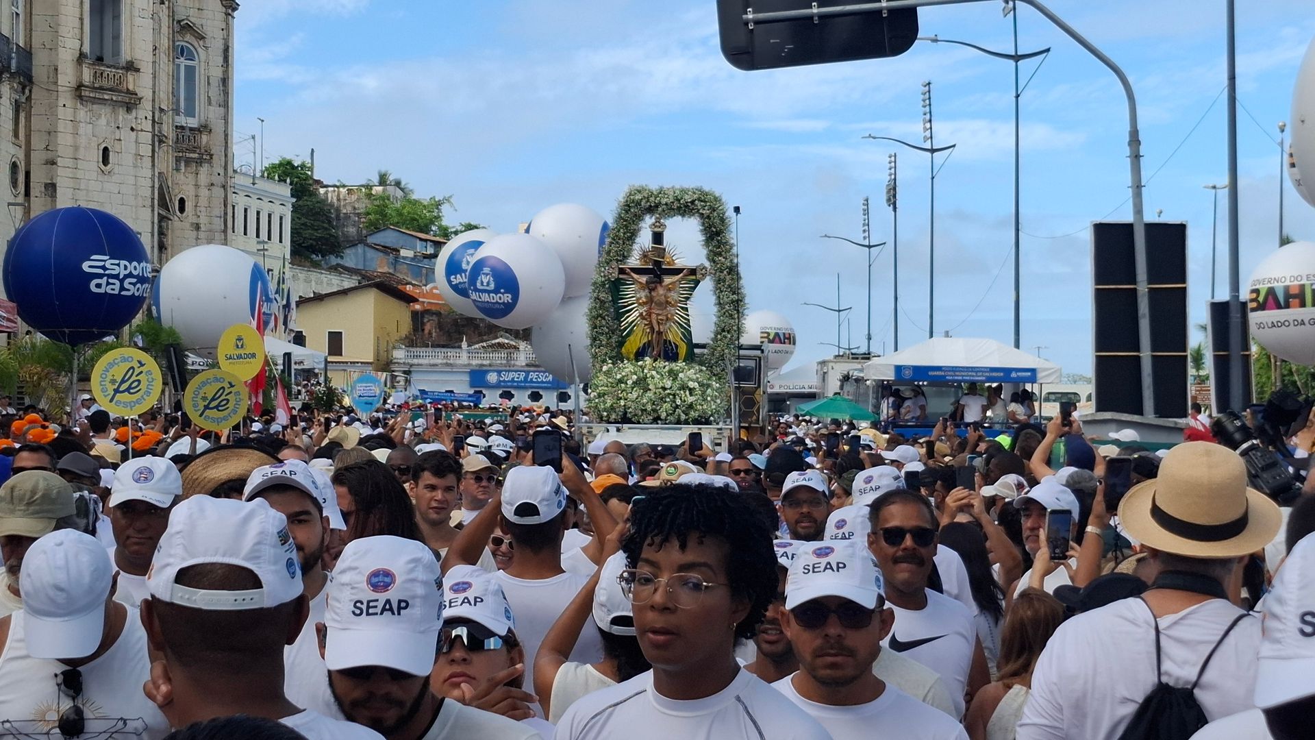 Imagem do Senhor do Bonfim. Foto: Aratu On