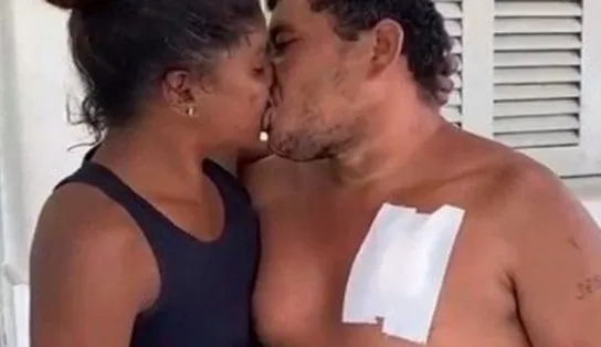Vida imitou a arte: ela não é Rita, mas ele perdoou a facada e ainda deu um beijão na porta da delegacia; entenda