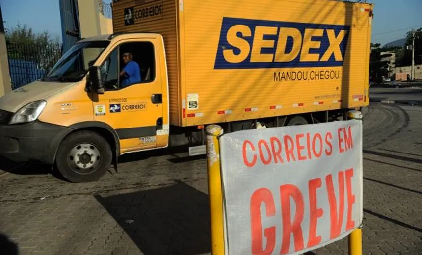 Funcionários dos Correios anunciam greve a partir desta quarta-feira