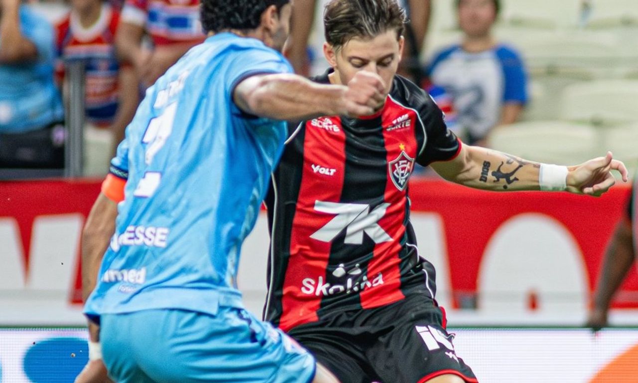De virada, Vit&oacute;ria vence o Fortaleza e conquista a Copa do Nordeste 2026. Foto: Victor Ferreira | ECV