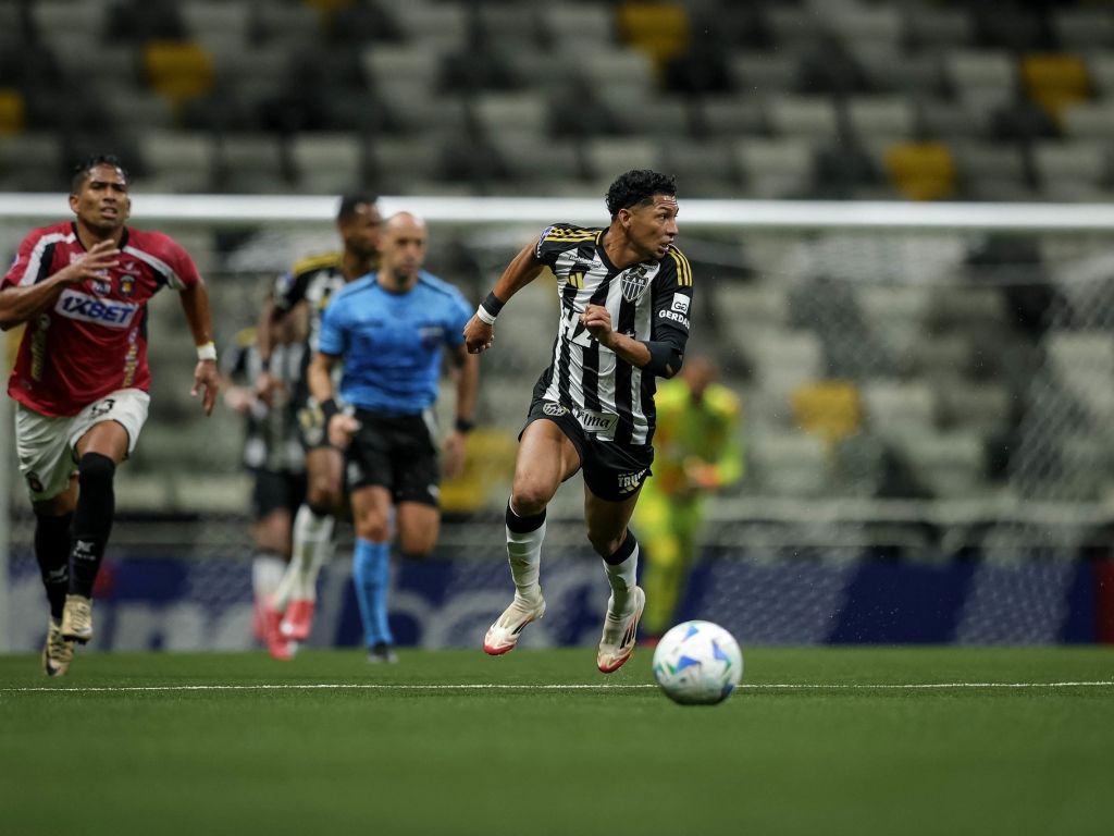 Rony soma 28 partidas pelo Atlético-MG em 2025, com 10 gols marcadosFoto: Pedro Souza/Atlético-MG