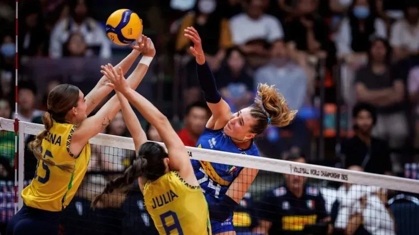 Brasil cai para Itália e disputa o bronze no Mundial de vôlei feminino. Foto: FIVB / Divulgação