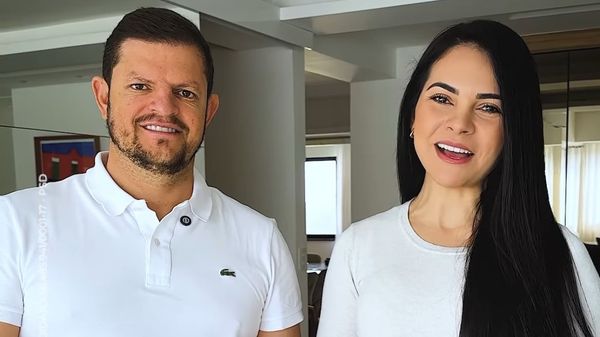 Presidente da UPB, Quinho, e a esposa e vereadora Léia Meira |Foto: redes sociais