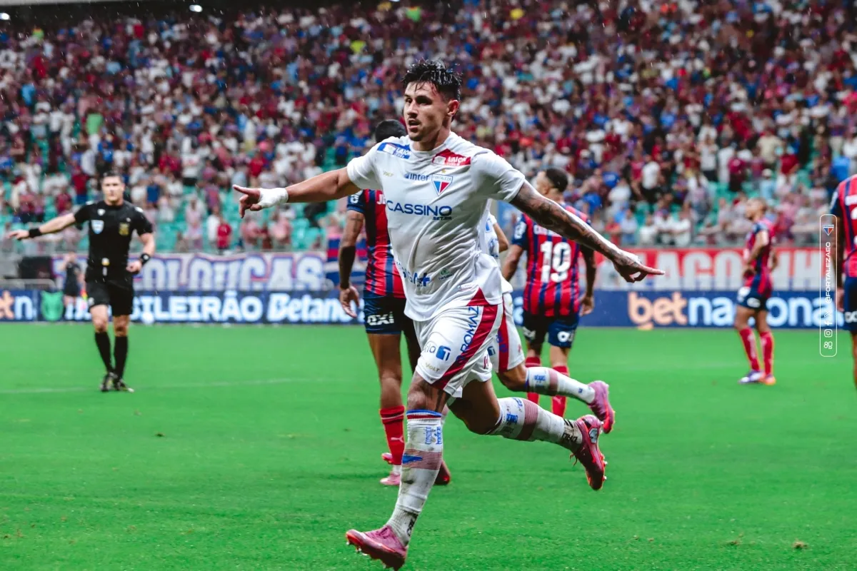 Chuva de gols: Fortaleza vence Bahia por 3x2 em plena Fonte Nova