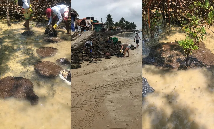  Após retirada de óleo, praias de Morro de São Paulo têm acesso liberado