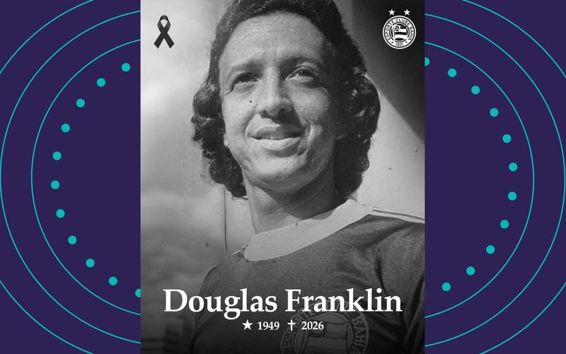Douglas Franklin tamb&eacute;m teve passagem pelo futebol paulista e encerrou a carreira longe dos gramados ap&oacute;s construir uma trajet&oacute;ria marcada pela forte identifica&ccedil;&atilde;o com o Bahia/Foto: EC Bahia&nbsp;