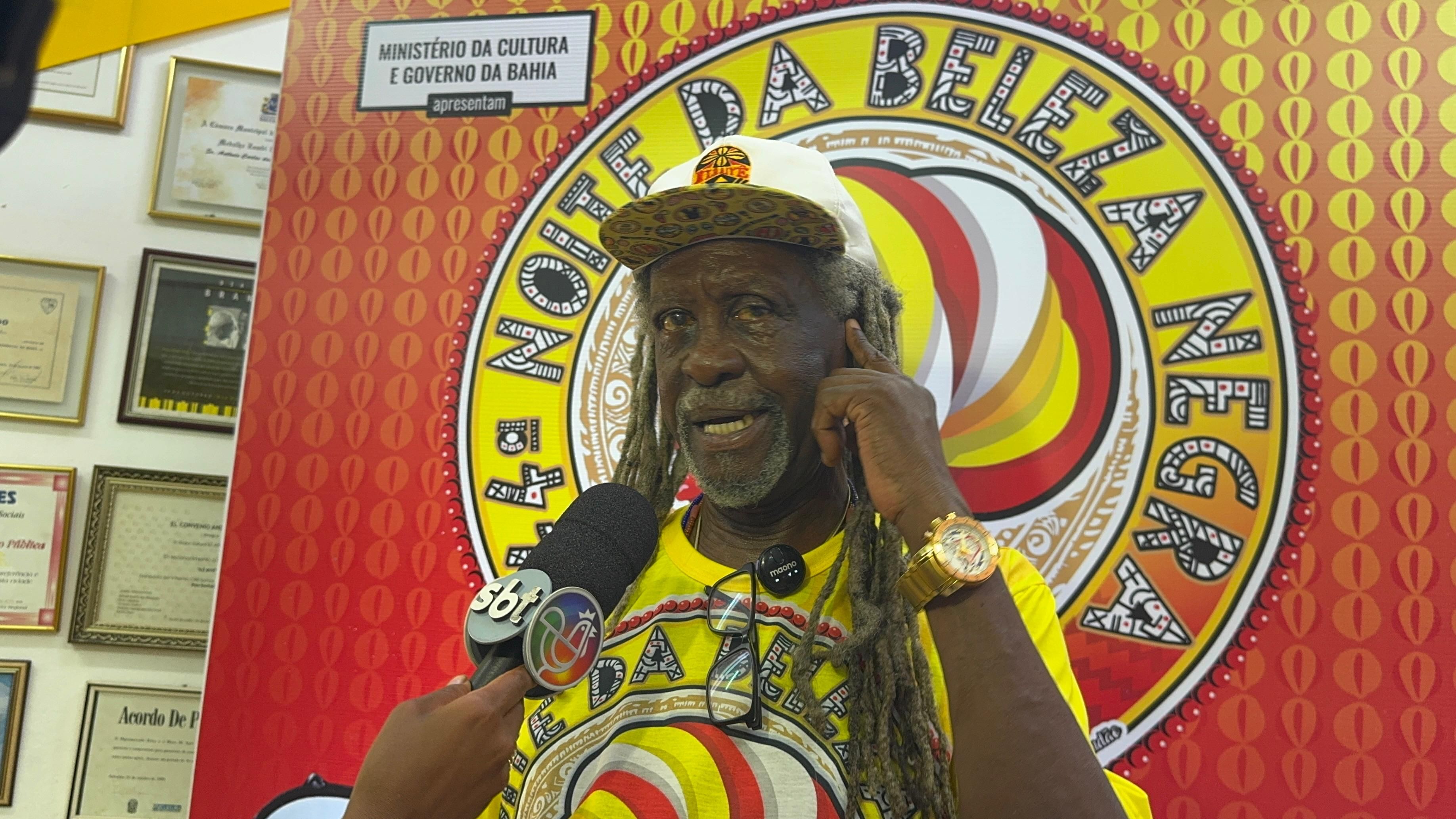 Vovô do Ilê fala sobre luta racial. Foto: Beatriz Lago