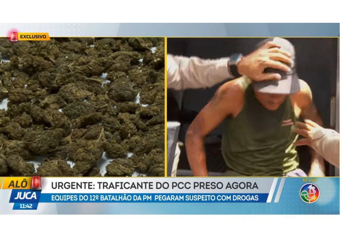 Homem Preso Ap&oacute;s Ser Flagrado Traficando Drogas Em Cama&ccedil;ari