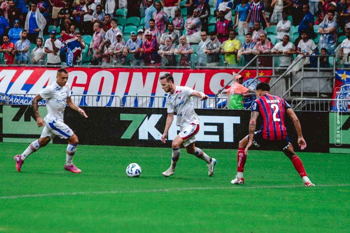 O Fortaleza venceu o Bahia por 3x2. Foto: Matheus Amorim/ Fortaleza