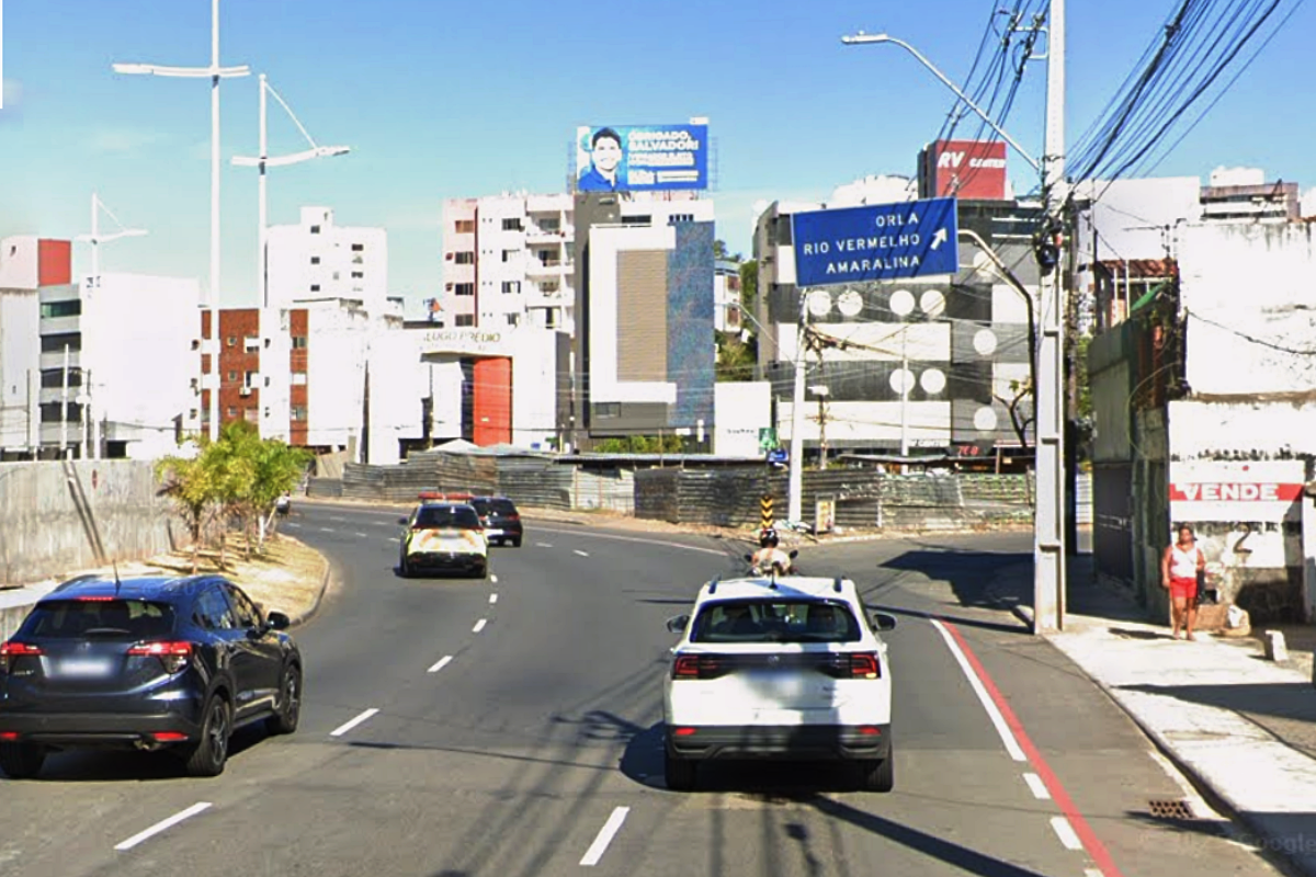 A alteração no itinerário dos ônibus acontece na altura da Rua Lucaia. Foto: Google Maps