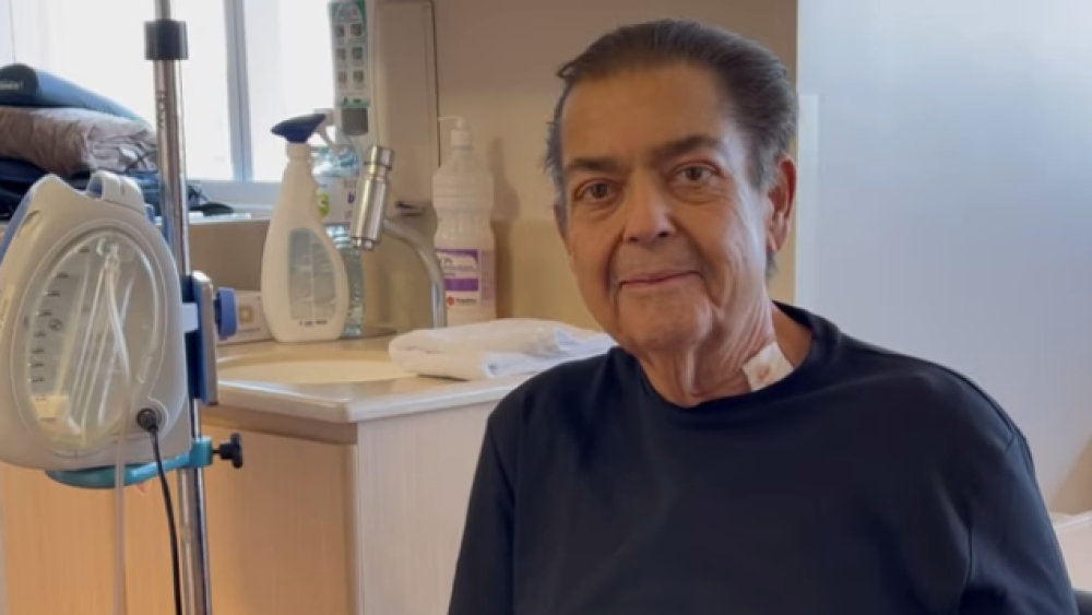 Faustão, de 75 anos, foi internado no Einstein em 21 de maio para tratar uma infecção bacteriana. | Foto: Redes Sociais