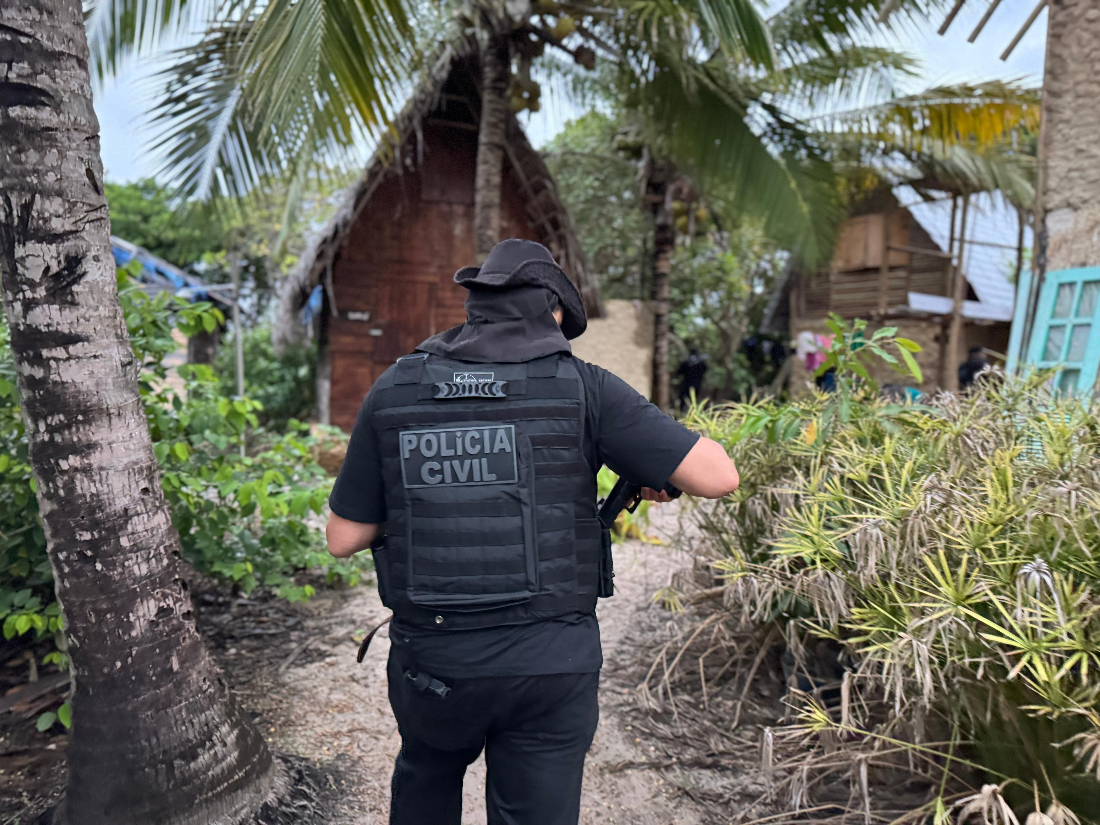 Situação de refém deixa mulher ferida em Arembepe. Foto: Ascom PC