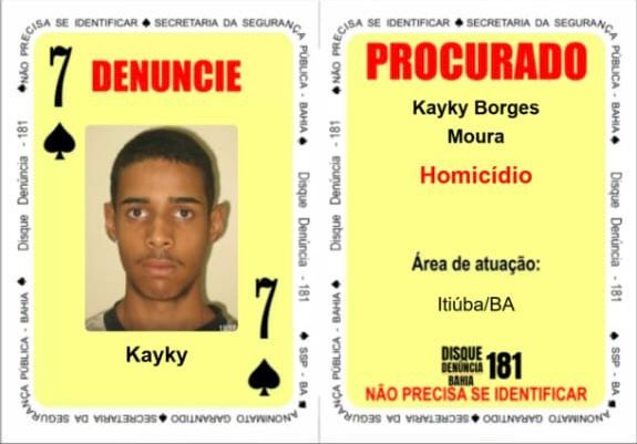 Integrante do Baralho do Crime morto em confronto. Foto: Divulgação / SSP
