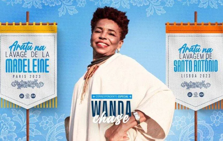 Com Wanda Chase, TV Aratu desembarca em Paris para cobrir 'Lavage de la Madeleine'