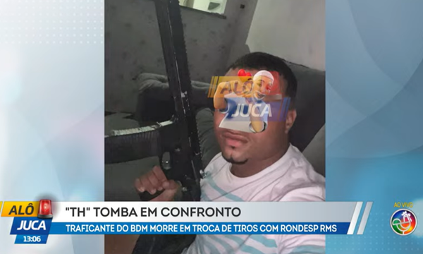 Suspeito de tr&aacute;fico de drogas morre em confronto com a PM em Sim&otilde;es Filho. Foto: TV Aratu