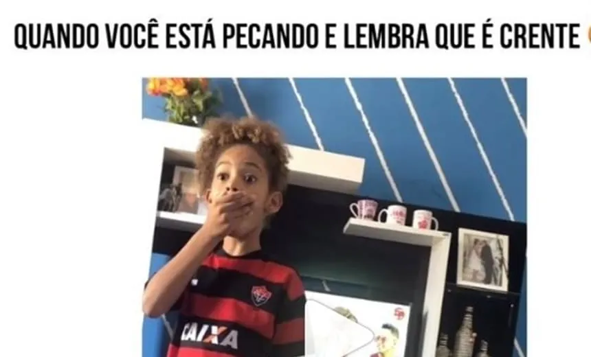 Criança “viraliza” na Web por ser “crente” e querer curtir o carnaval: “pastor não deixa”