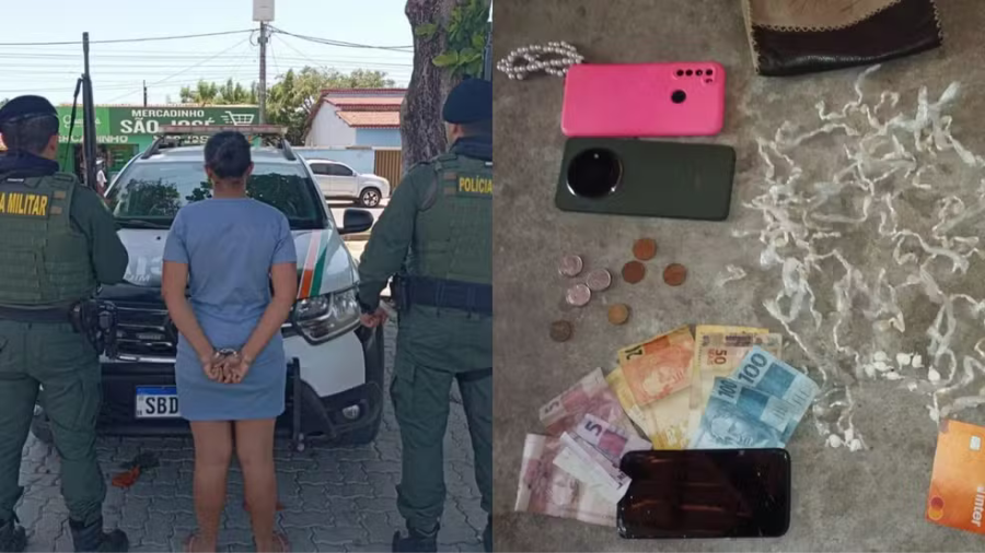 Com ela, policiais militares apreenderam 29 gramas de crack.Foto: Reprodução
