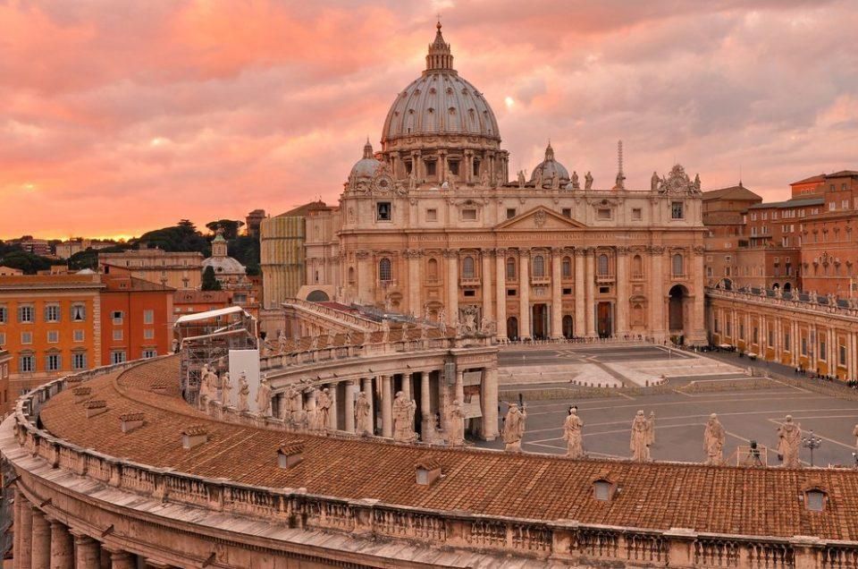 Basílica de São Pedro em Roma. Fonte: Reprodução