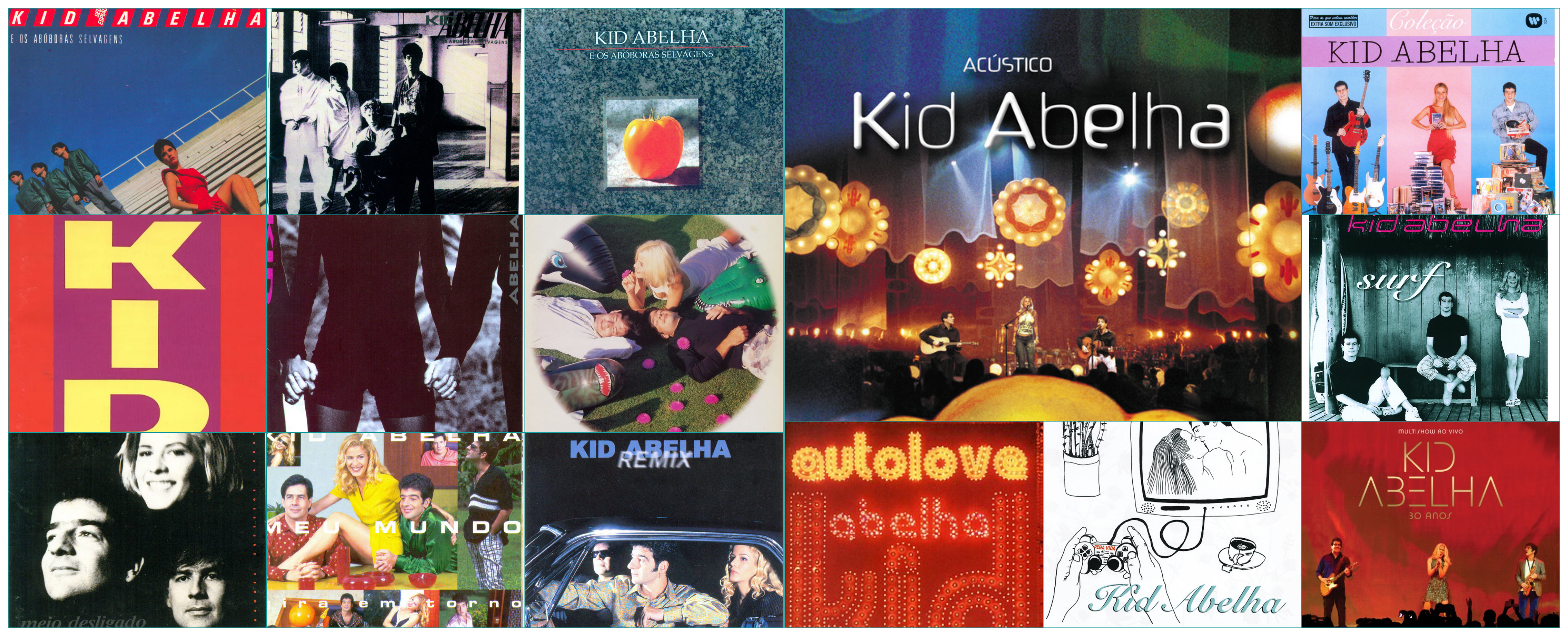 Discografia do Kid Abelha. Foto: Divulga&ccedil;&atilde;o