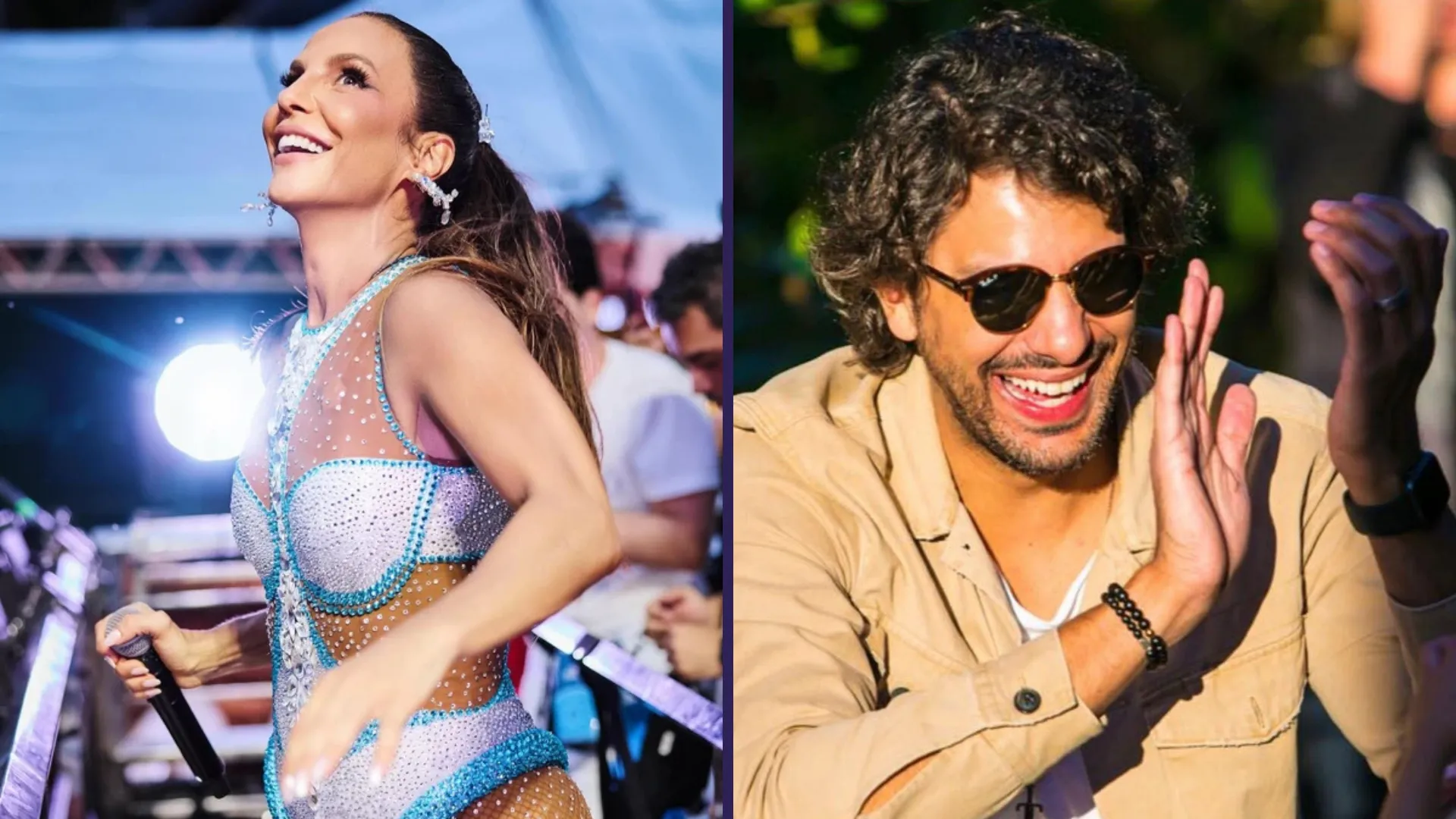 Tiago Maia marca presença em show de Ivete Sangalo e reacende rumores