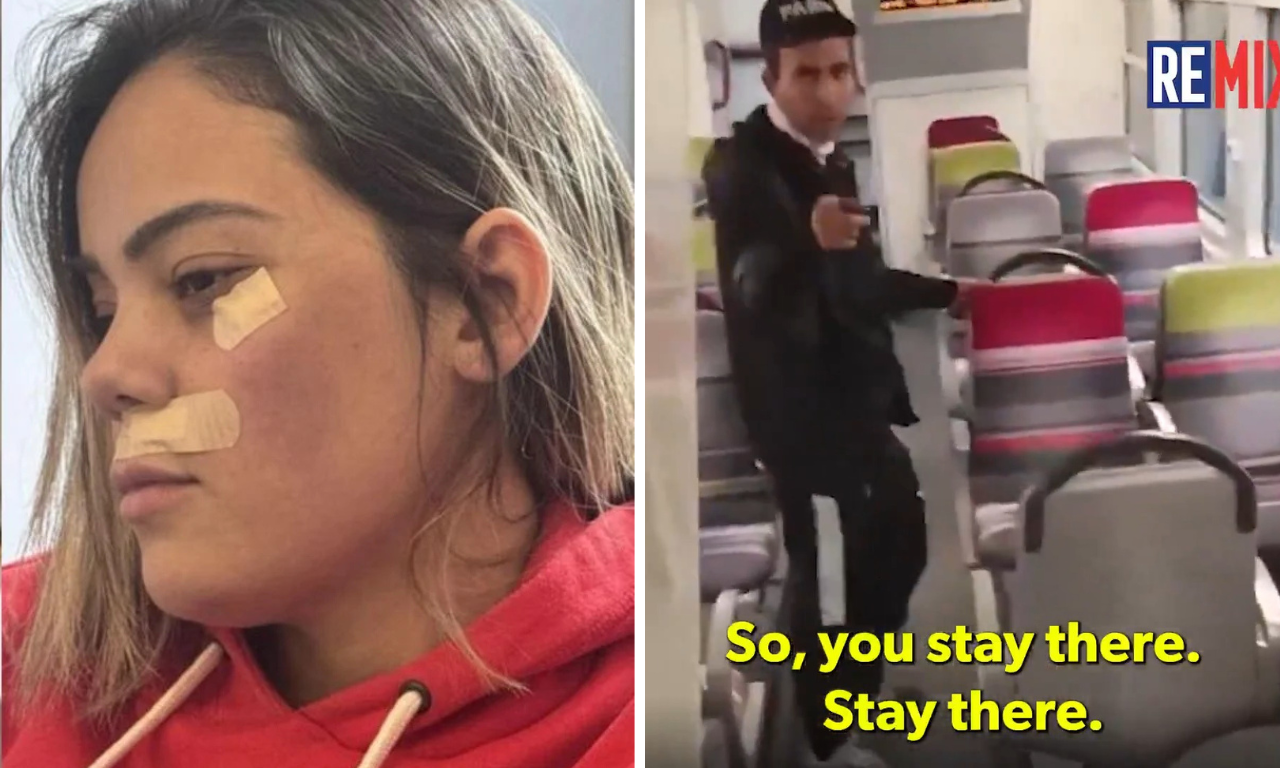 Brasileira sofre tentativa de estupro em metrô de Paris; vídeo flagra ataque.Foto: Reprodução