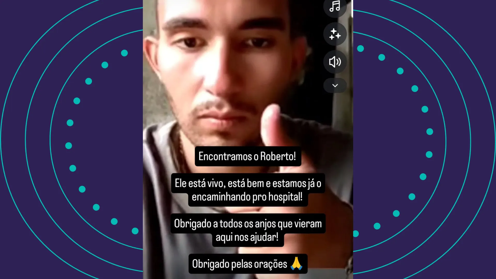 'Foi Deus', diz jovem resgatado após 5 dias desaparecido no Pico Paraná