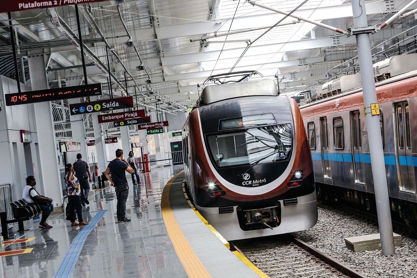 Imagem Do Metrô Da Bahia.| Foto: Divulgação
