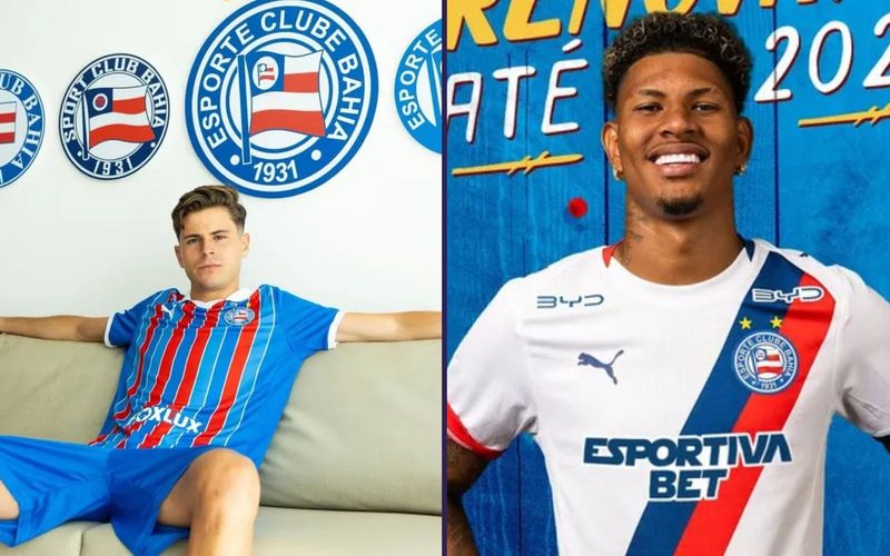 Com a contrata&ccedil;&atilde;o de Marco Moreno e a perman&ecirc;ncia de Marcos Victor, o Bahia fortalece o elenco e amplia as op&ccedil;&otilde;es defensivas para os compromissos da temporada/Foto: EC Bahia