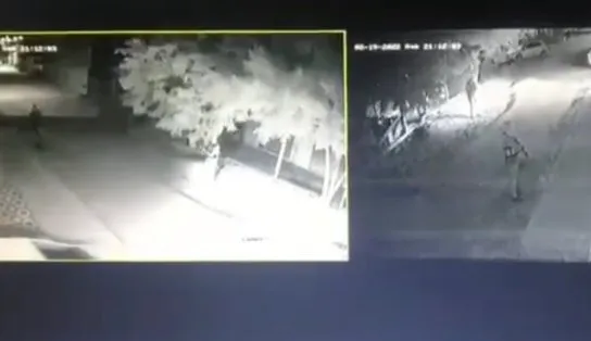 Com armas de grosso calibre e coletes, bandidos invadem e destroem casa na Bahia; vídeo da ação impressiona 