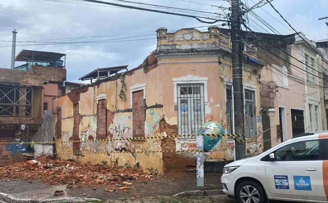 Quase 3000 casarões oferecem riscos de desabamento em Salvador. Foto: Divulgação