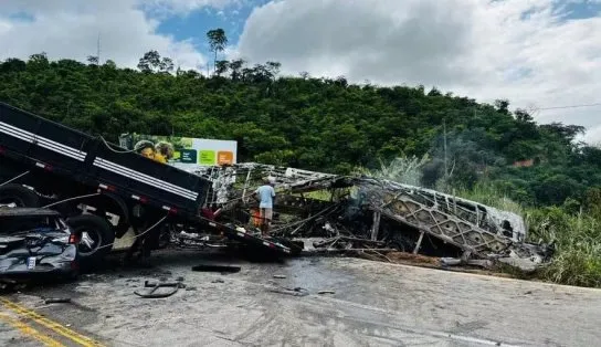Governo da Bahia decreta luto oficial de 2 dias pelas mortes em acidente na BR-116