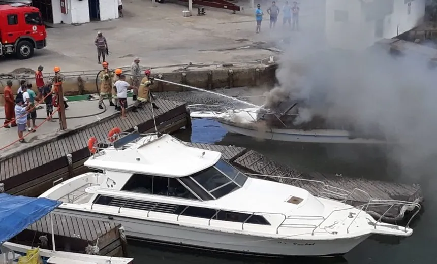 RIO DE JANEIRO: Seis vítimas de explosão de lancha em Macaé permanecem internadas