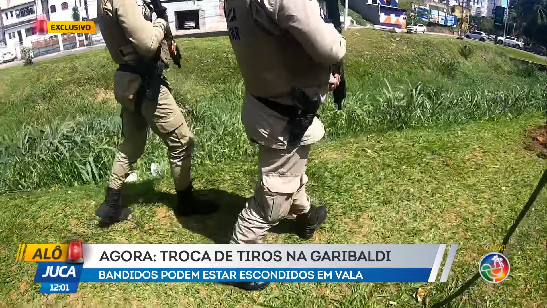As buscas contam com apoio de outras guarnições. | Foto: Reprodução/TV Aratu