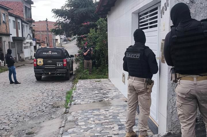 Operação contra criminosos do presídio de Eunápolis. Foto: MPBA 