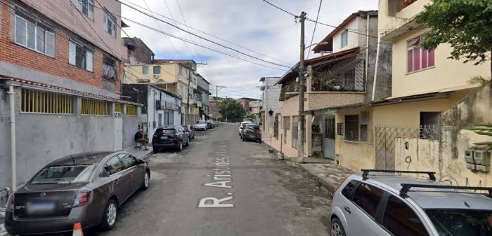 A cabeça foi encontrada na Rua Aristides Victor. Foto: Reprodução | Google Maps