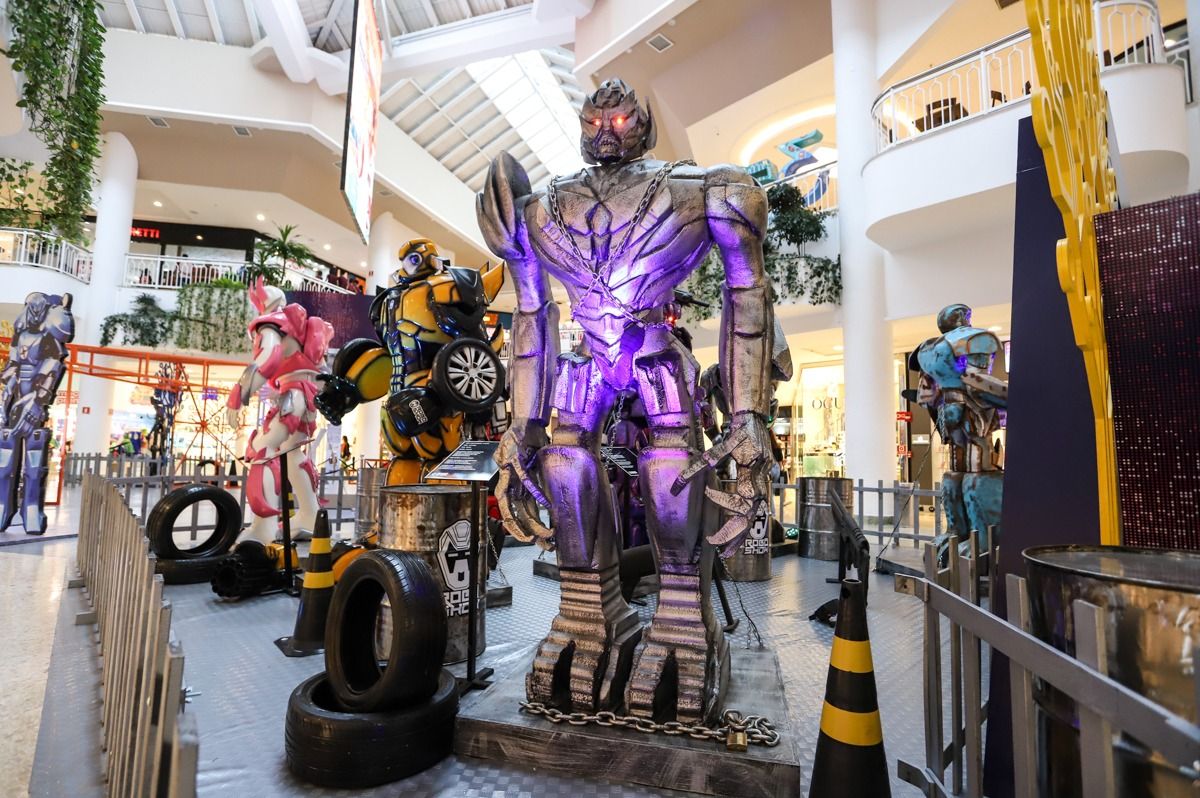 Exposição de Robôs gigantes no Salvador Norte Shopping | Foto: Divulgação