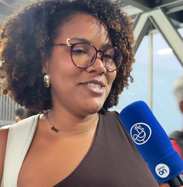 Vag&atilde;o para mulheres divide opini&otilde;es entre passageiros.| Foto: Aratu On