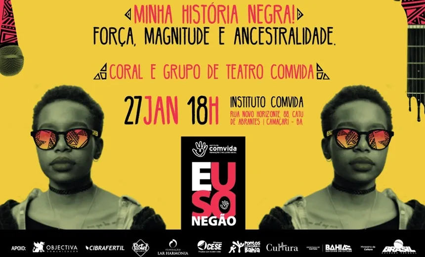 SARAU NEGRO 2018: Instituto ComVida realiza espetáculo com jovens de comunidades