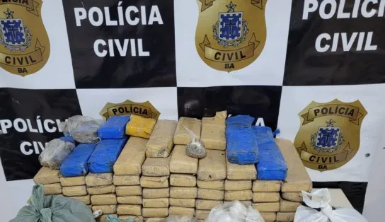 Mais de 70 kg de maconha são desenterrados em Eunápolis, no extremo sul da Bahia