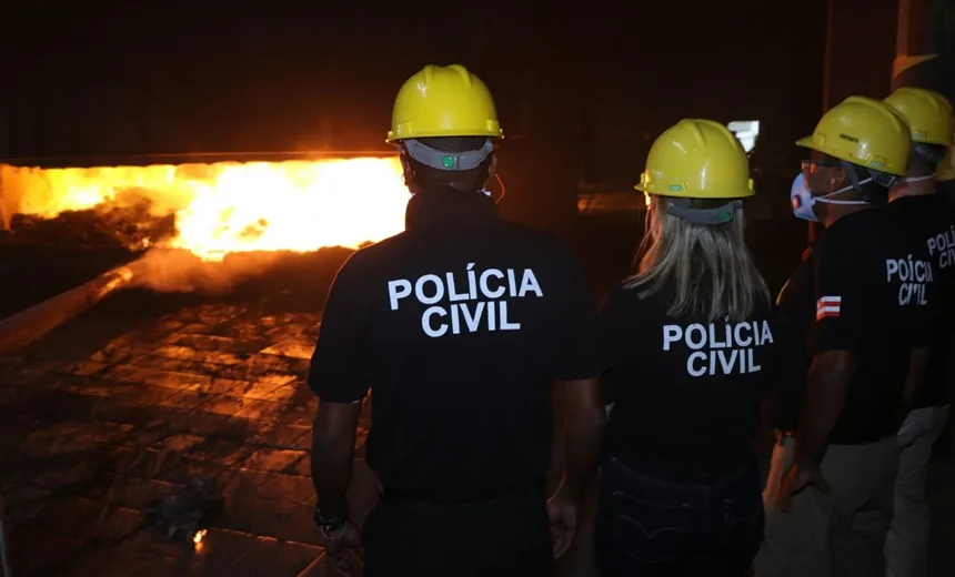 Cerca de R$ 50 milhões em maconha, cocaína e crack são incinerados pela Polícia Civil