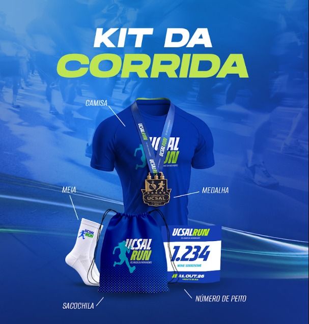A atividade esportiva ter&aacute; largada e chegada no Campus da UCSAL, em Pitua&ccedil;u e reunir&aacute; esporte, sa&uacute;de, integra&ccedil;&atilde;o e tamb&eacute;m solidariedade