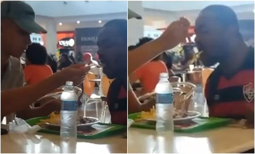 Vídeo de funcionário de rede de fast food ajudando cliente com deficiência viraliza; Assista