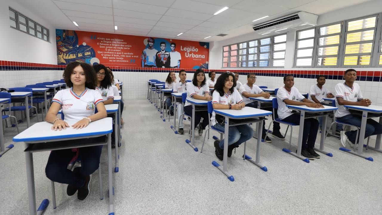 O calendário mostra quantos dias de aula vigentes. Foto: Pedro Moraes/SEC